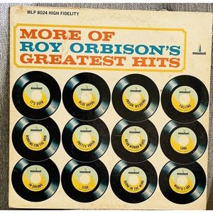 Roy Orbison More of Greatest Hits Record Vinyl Lp Album 60's Rock Rockabilly